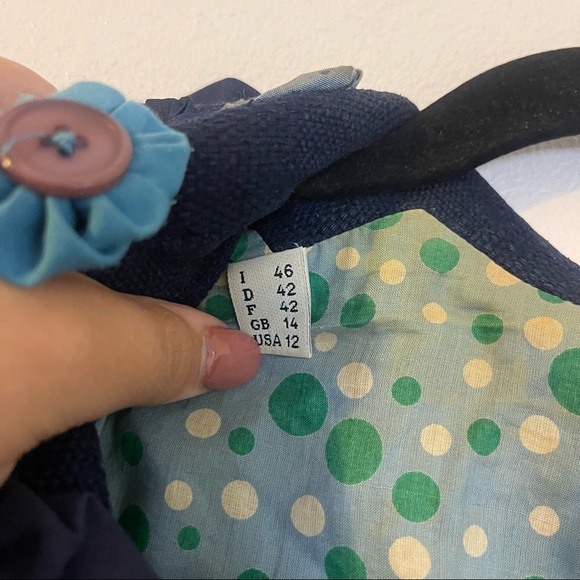 Moschino Cheap and Chic Floral Blazer Trim Blazer Jacket Size 12 - Picture 8 of 9